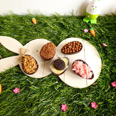 Mini Brigadeiro-Filled Easter Eggs